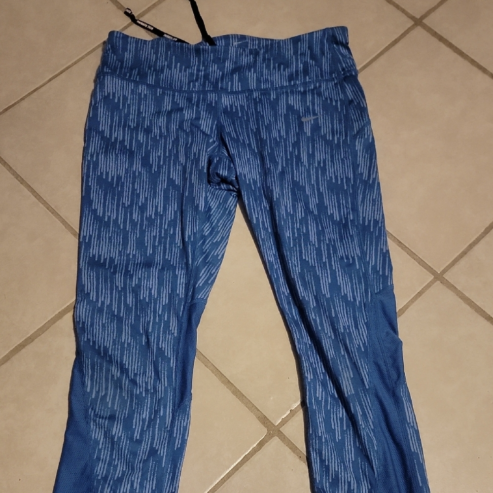 Nike Blue Patterned Leggings